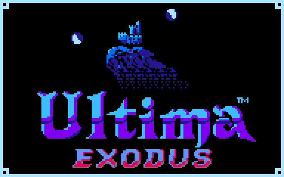 Ultima Exodus title logo